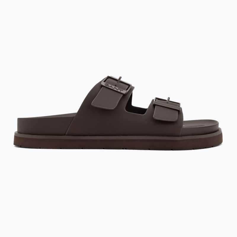 Vyriškos šlepetės GANT Palbuddy dark brown 2