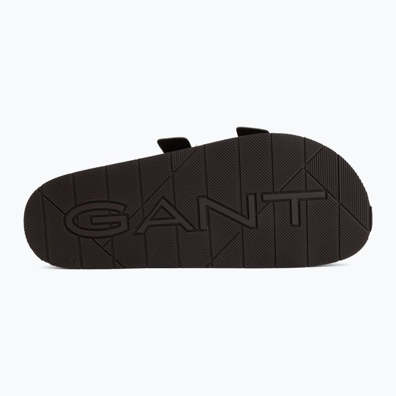 Vyriškos šlepetės GANT Palbuddy dark brown 4