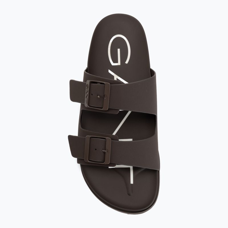 Vyriškos šlepetės GANT Palbuddy dark brown 5