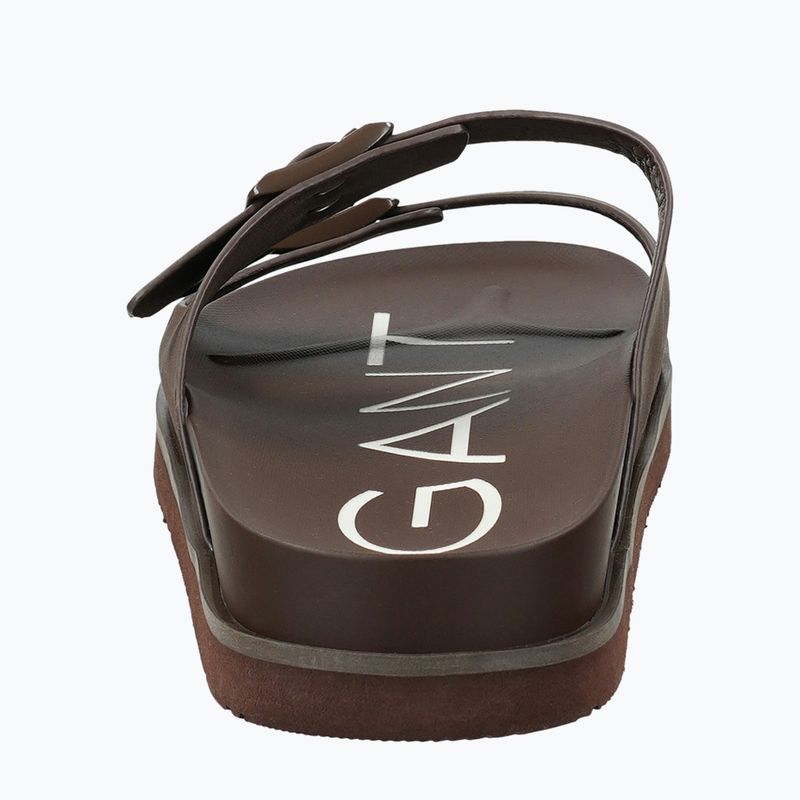 Vyriškos šlepetės GANT Palbuddy dark brown 4
