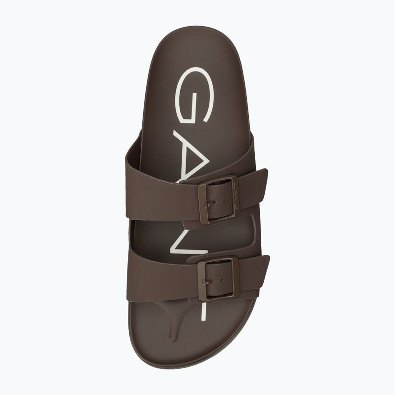 Vyriškos šlepetės GANT Palbuddy dark brown 5