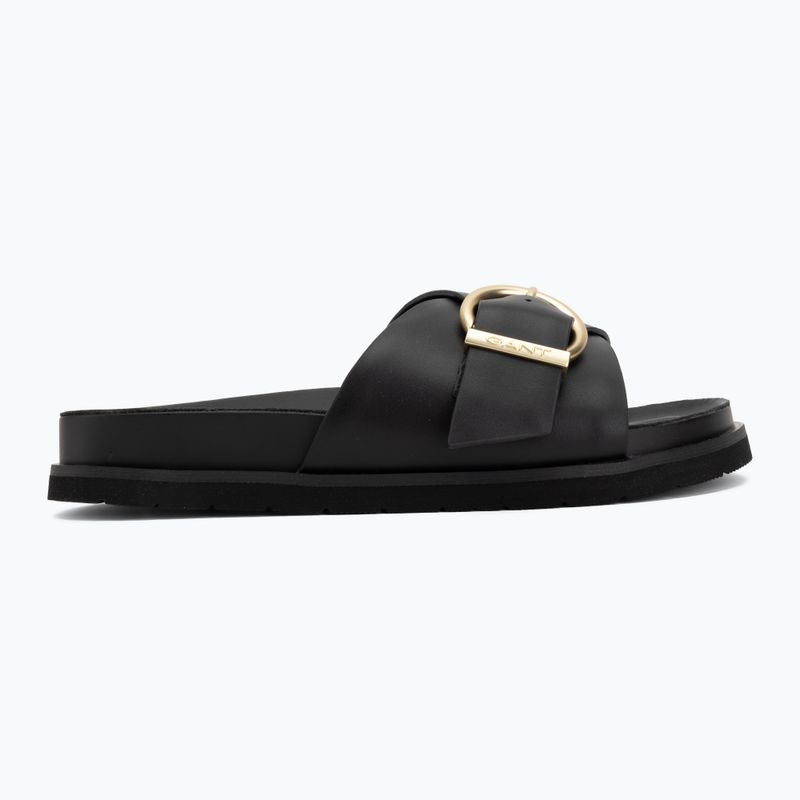Moteriškos šlepetės GANT Mardale black 2