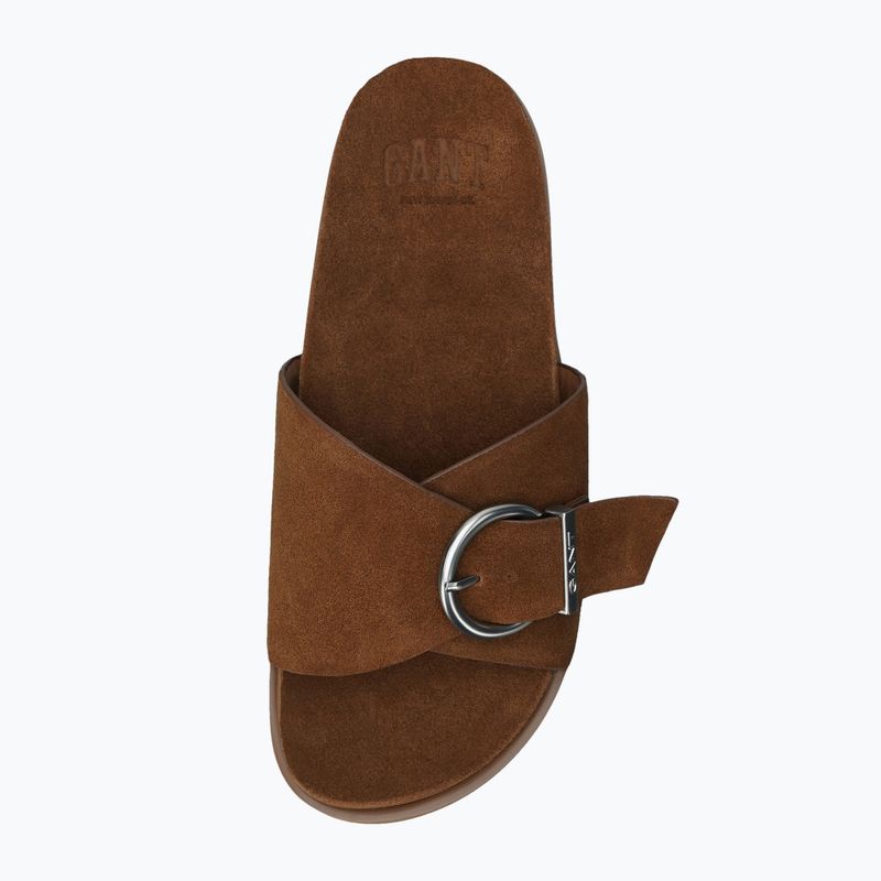 Moteriškos šlepetės GANT Mardale cognac 5