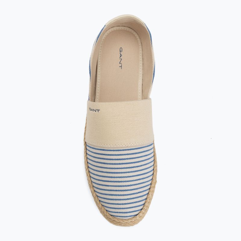 Moteriškos espadrilės GANT Raffiaville blue/cream 5
