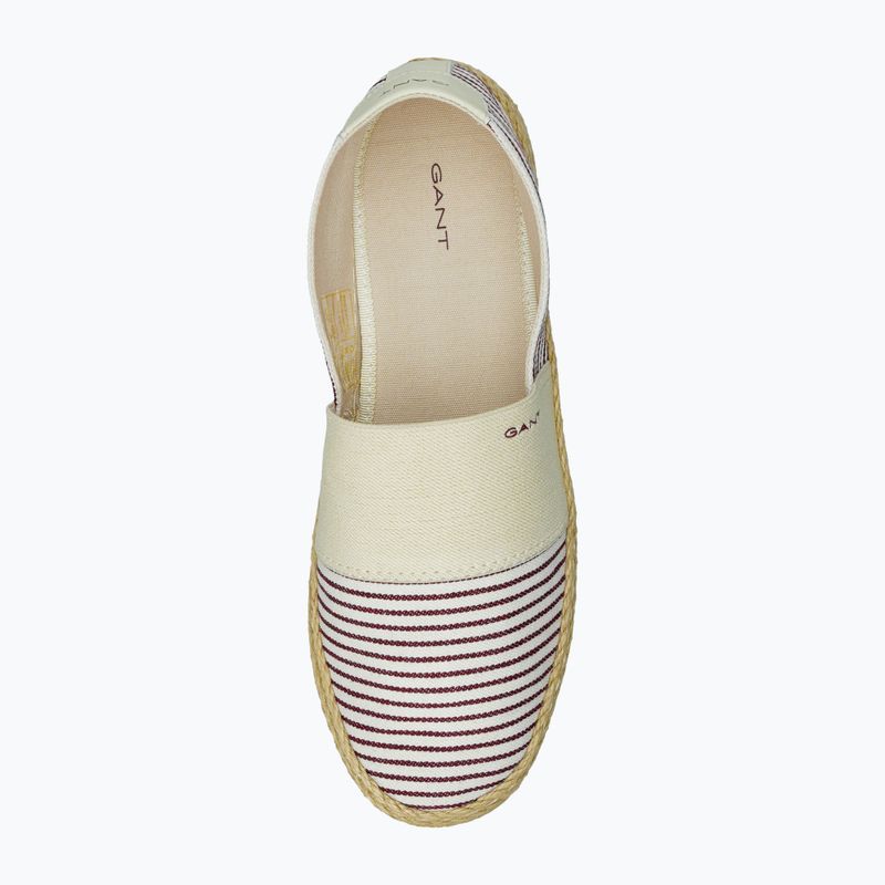 Moteriškos espadrilės GANT Raffiaville brown/cream 5