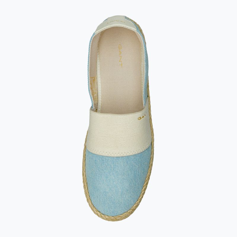Moteriškos espadrilės GANT Raffiaville light blue/cream 5