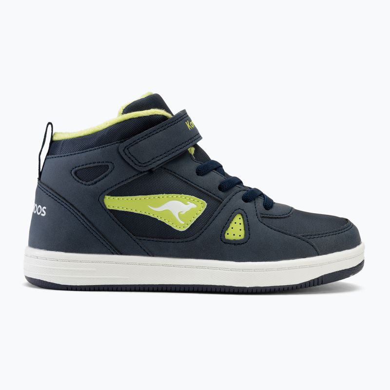 Vaikiški batai KangaROOS K-CP Kalley II EV dk navy / lime 2