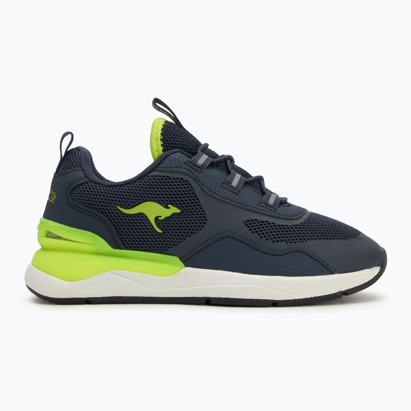 Vaikiški batai KangaROOS KD-Road dark navy/lime 2