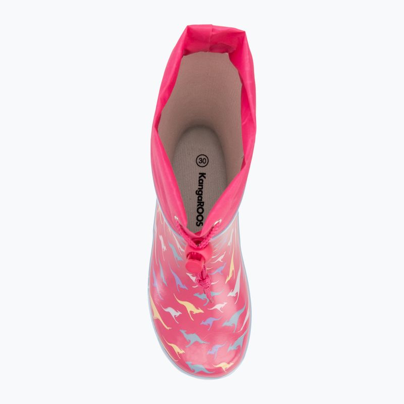 Vaikiški lietaus batai KangaROOS K-Summerrain fandago pink/kangaroo 5