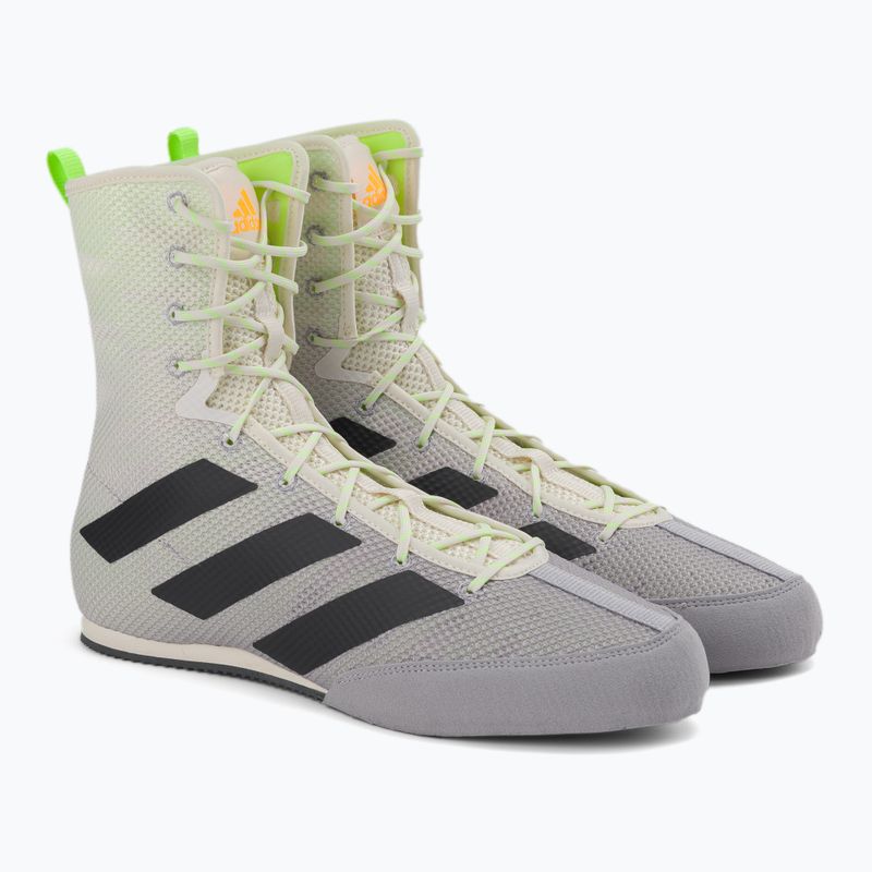 adidas Box Hog 3 bokso bateliai pilki FV6584 5