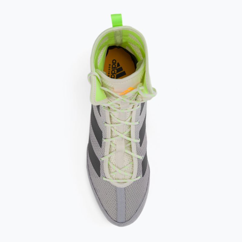 adidas Box Hog 3 bokso bateliai pilki FV6584 6