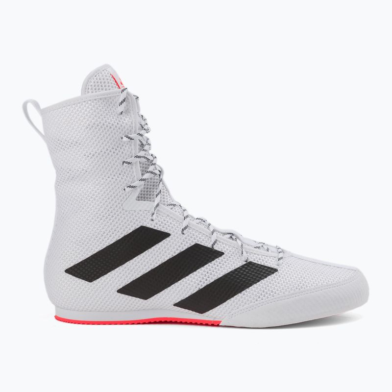 Bokso bateliai adidas Box Hog 3 baltos ir juodos spalvos GV9975 2