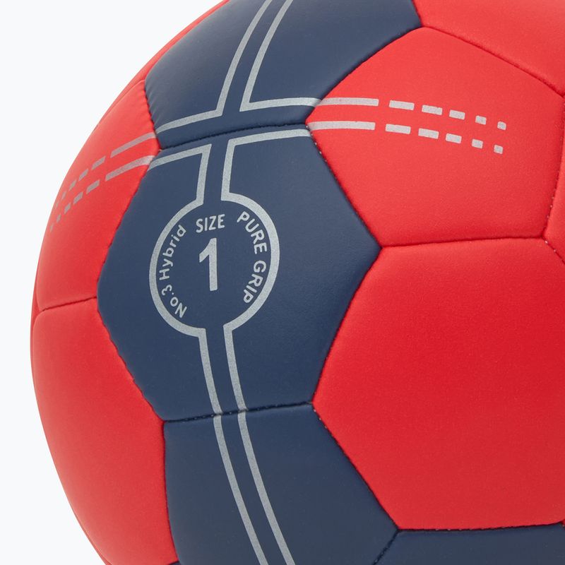Rankinio kamuolys ERIMA Pure Grip No. 3 Hybrid red/new navy dydis 1 3
