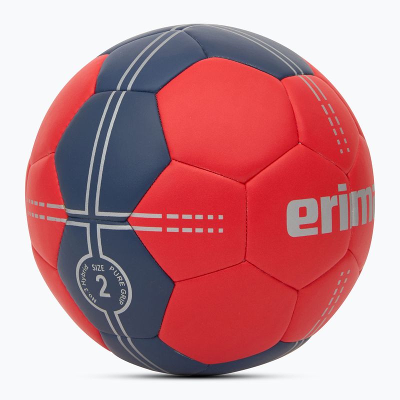 Rankinio kamuolys ERIMA Pure Grip No. 3 Hybrid red/new navy dydis 2 2