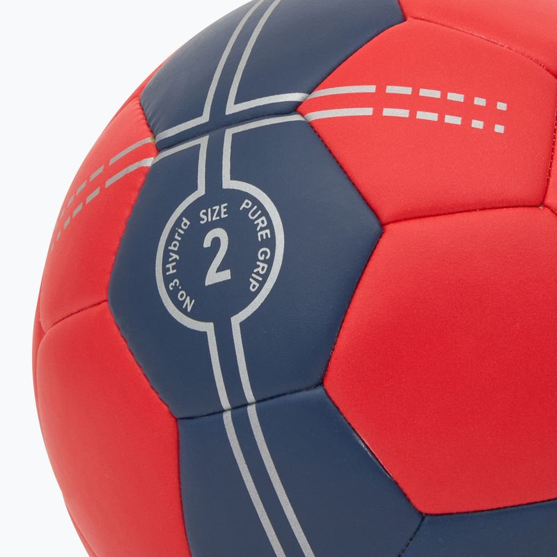 Rankinio kamuolys ERIMA Pure Grip No. 3 Hybrid red/new navy dydis 2 3