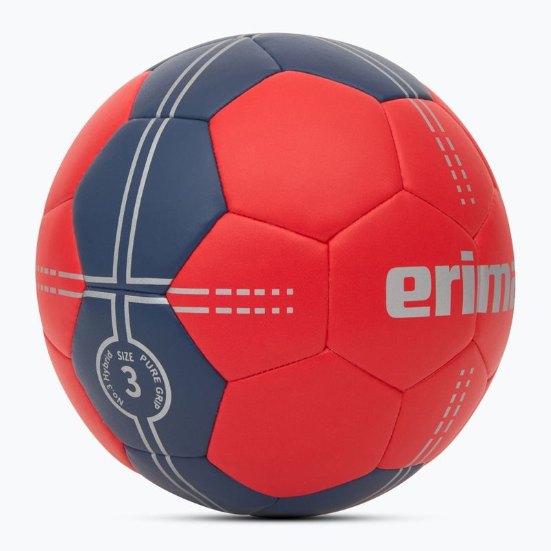 Rankinio kamuolys ERIMA Pure Grip No. 3 Hybrid red/new navy dydis 3 2
