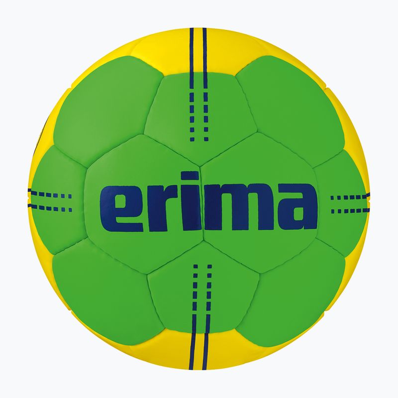 Rankinio kamuolys ERIMA Pure Grip No. 4 green/yellow dydis 1