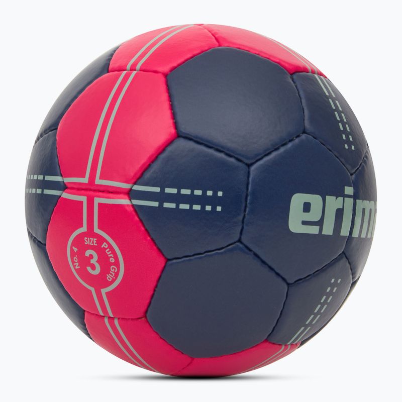 Rankinio kamuolys ERIMA Pure Grip No. 4 new navy/pink dydis 3 2