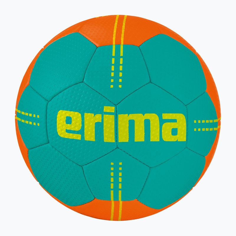 Vaikiškas rankinio kamuolys ERIMA Pure Grip Junior columbia/orange dydis 0