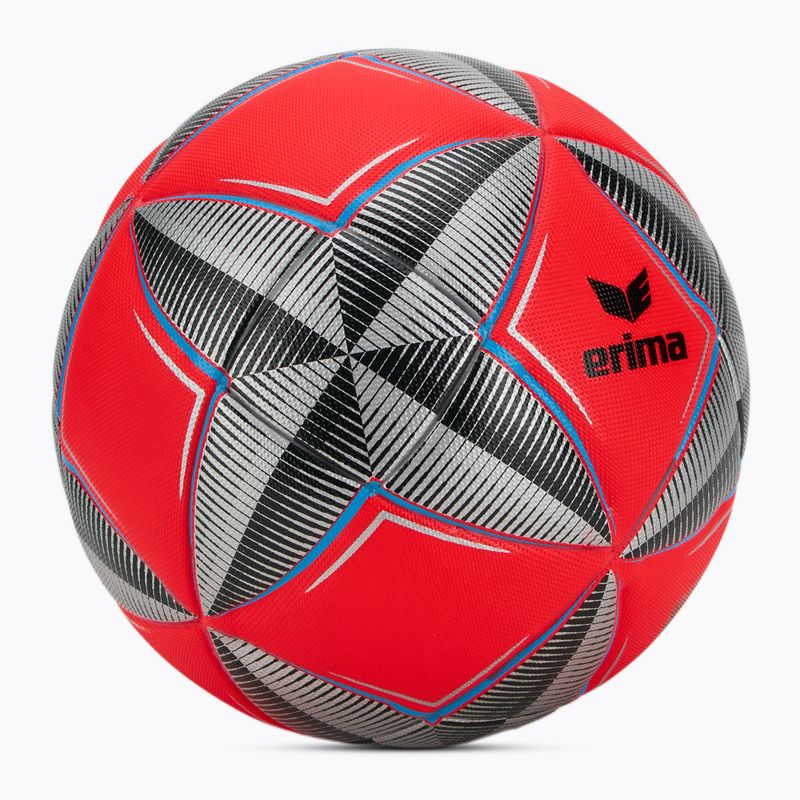 Futbolo kamuolys ERIMA Senzor Star Match Fluo fiery coral/black dydis 5 2