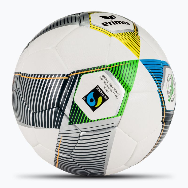 Futbolo kamuolys ERIMA Hybrid Eco silver/navy dydis 5 2