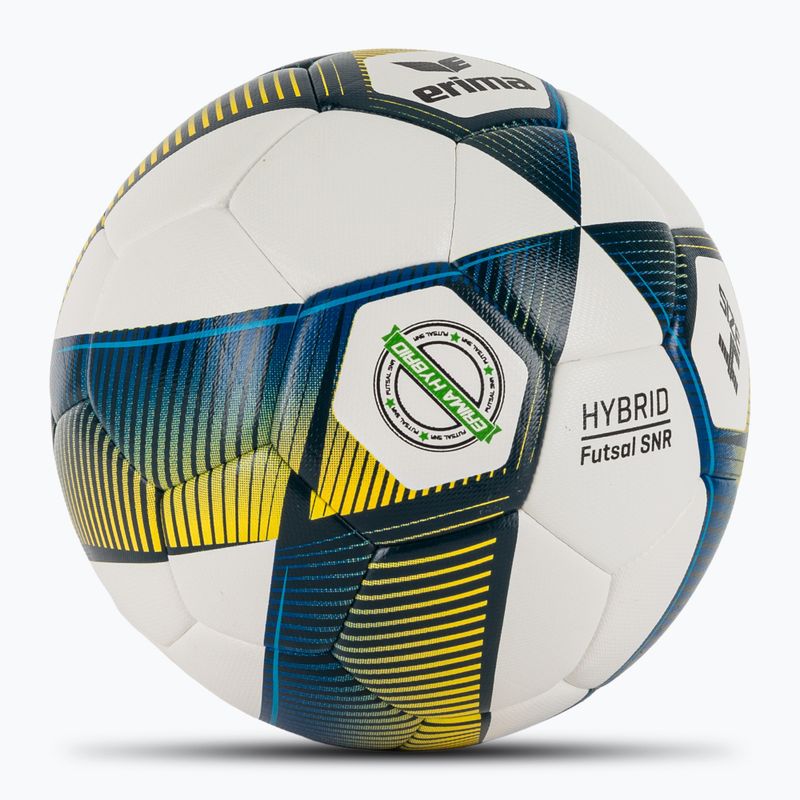 Futbolo kamuolys ERIMA Hybrid Futsal new navy/yellow dydis 4 2