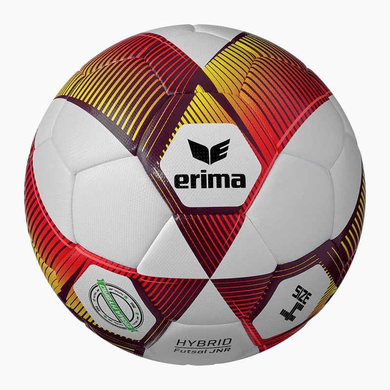 Futbolo kamuolys ERIMA Hybrid Futsal red/yellow dydis 4