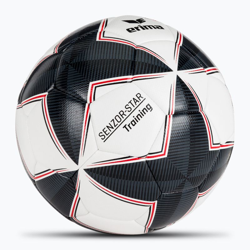 Futbolo kamuolys ERIMA Senzor Star Training black/grey dydis 5 2