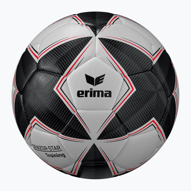 Futbolo kamuolys ERIMA Senzor Star Training black/grey dydis 5
