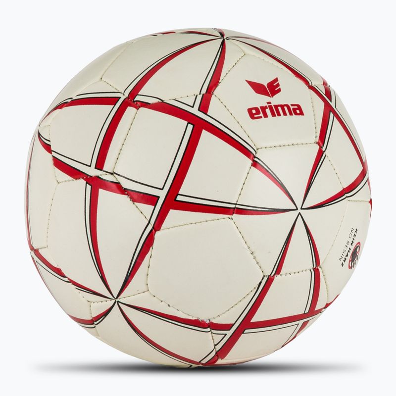 Rankinio kamuolys ERIMA Magic White Training whited/red dydis 1 2