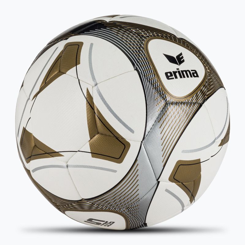 Futbolo kamuolys ERIMA Hybrid Training white/gold dydis 5 2