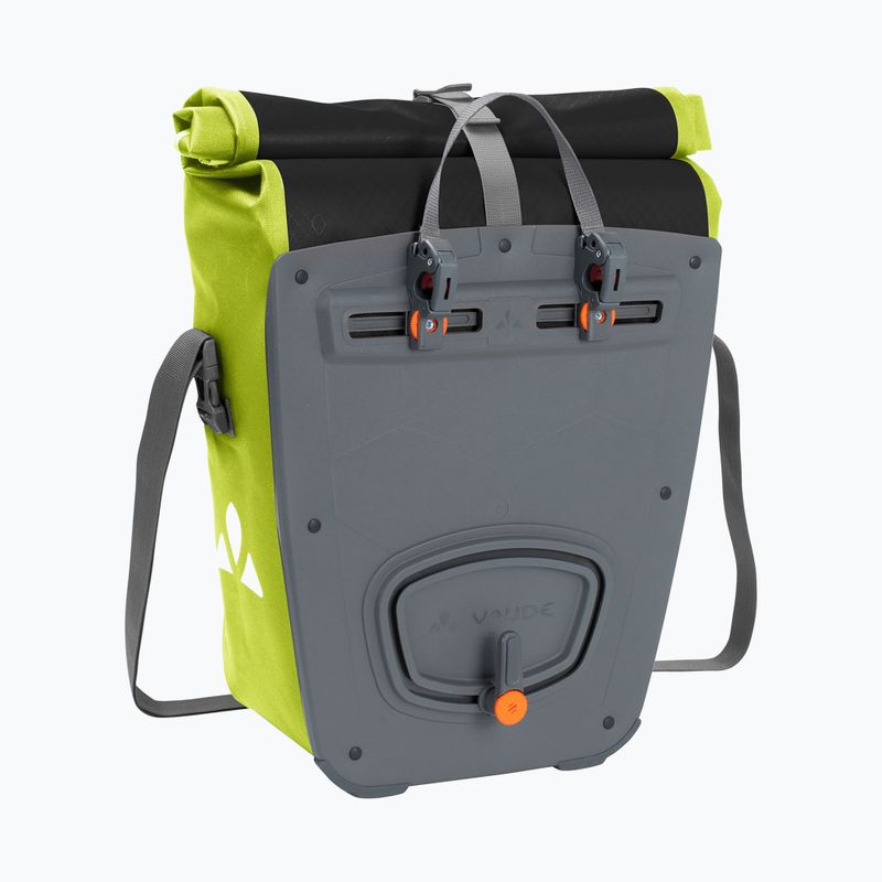 VAUDE Aqua Back Print Single 24 l juodos/ ryškiai žalios spalvos dviračių krepšiai bagažinėms 3