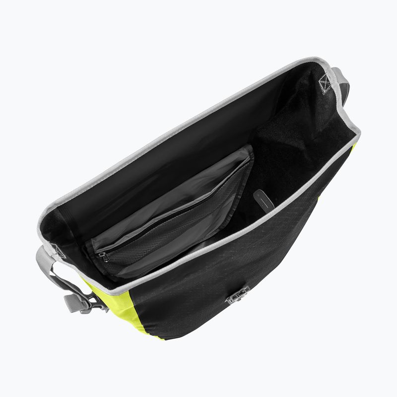 VAUDE Aqua Back Print Single 24 l juodos/ ryškiai žalios spalvos dviračių krepšiai bagažinėms 4