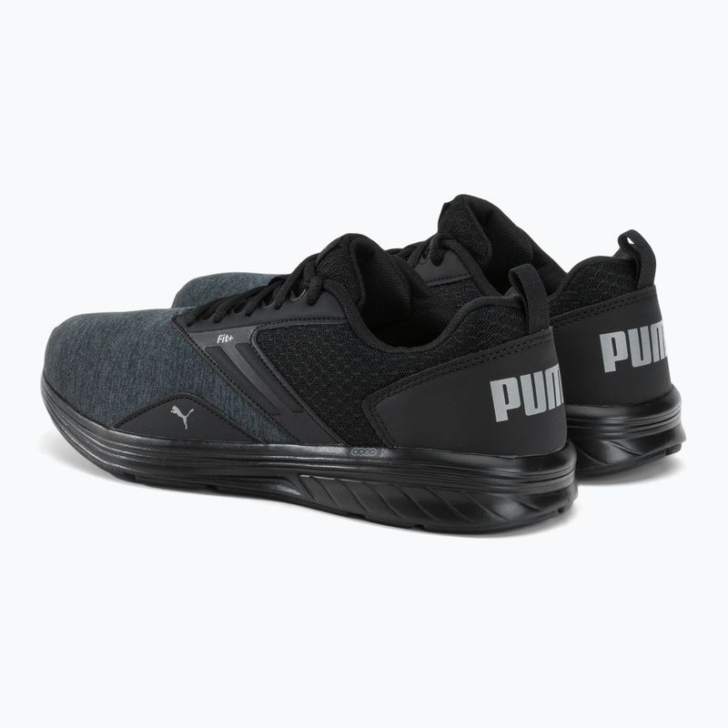 PUMA Nrgy Comet bėgimo bateliai black-grey 190556 38 3