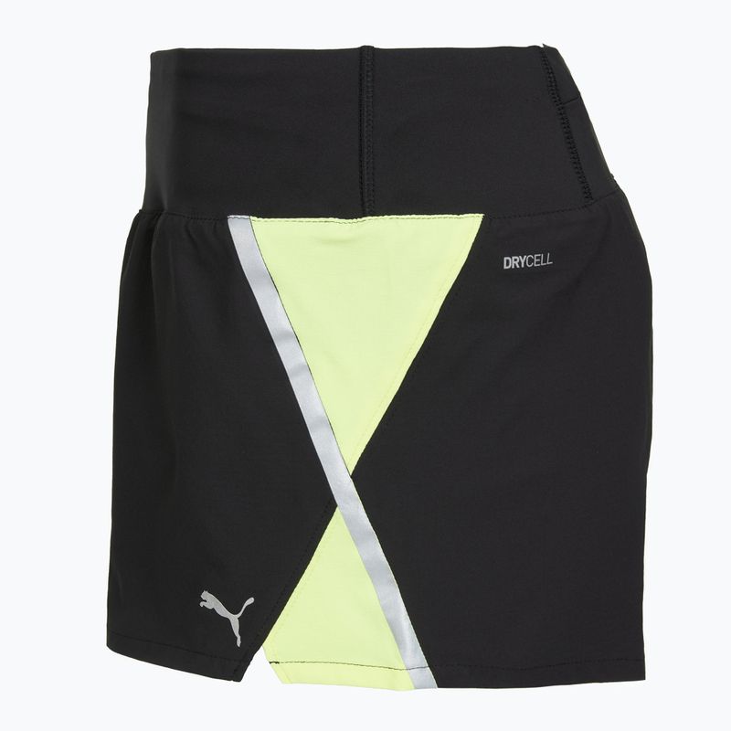Moteriški bėgimo šortai Puma Run Lite Woven Ultra Shorts black/neon 3