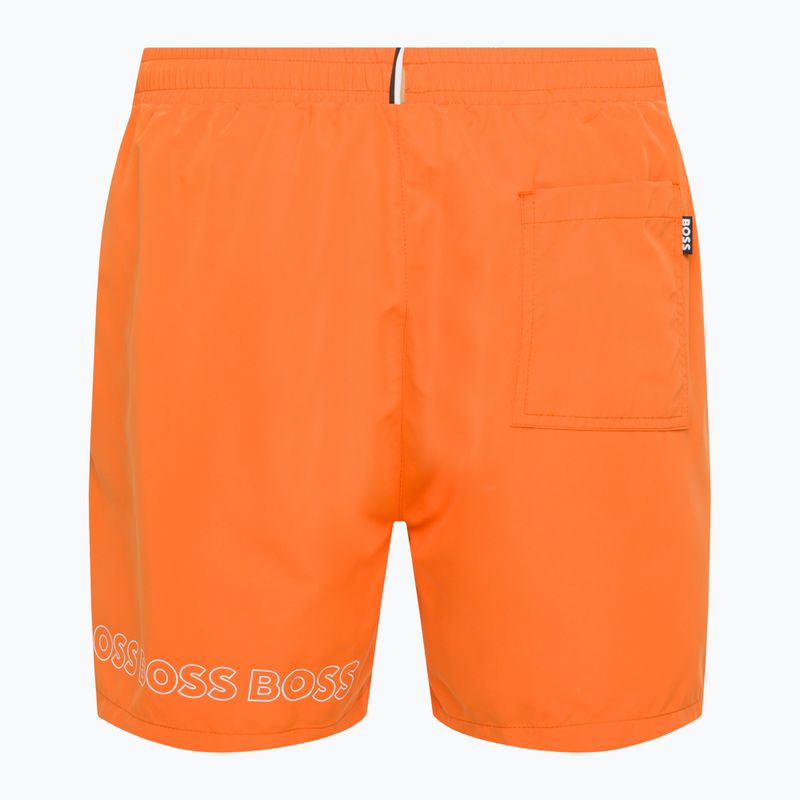 Hugo Boss Dolphin vyriški maudymosi šortai oranžiniai 50469300-829 2