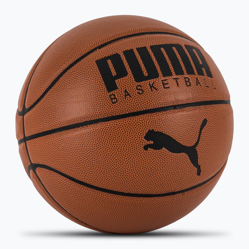 Krepšinio kamuolys PUMA Basketball Top leather brown/puma black dydis 7 2