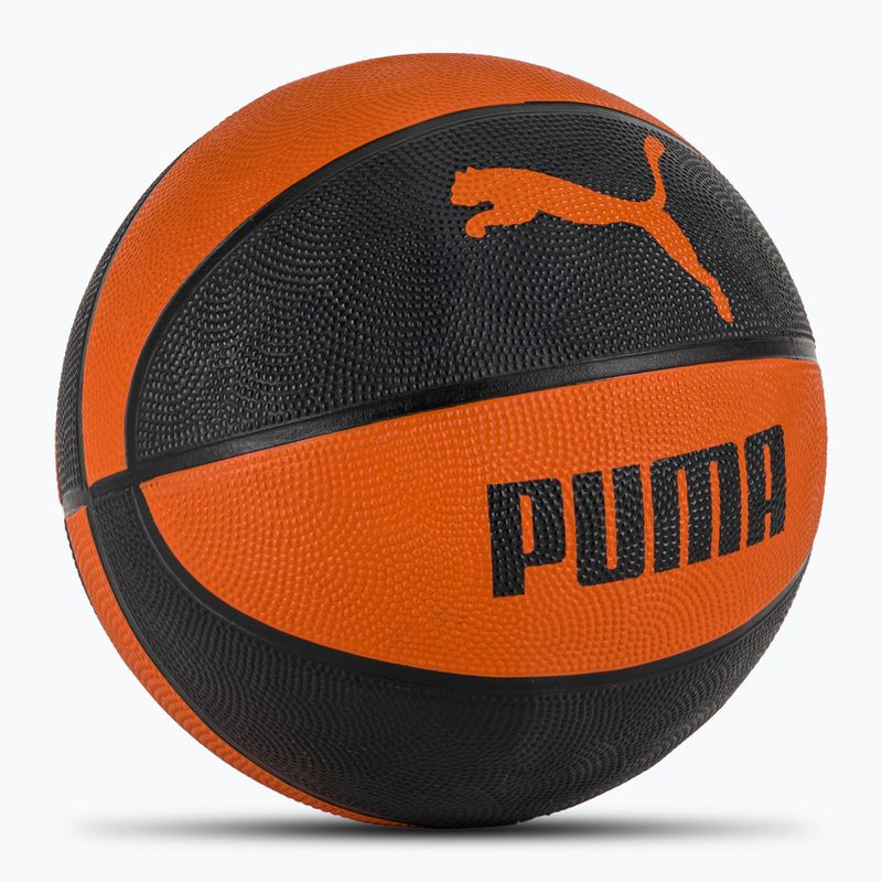 Krepšinio kamuolys PUMA Basketball IND mandarin orange/puma black dydis 7 2