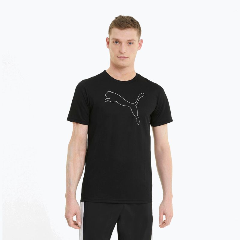 Vyriški treniruočių marškinėliai PUMA Performance Cat black 520315 01 3