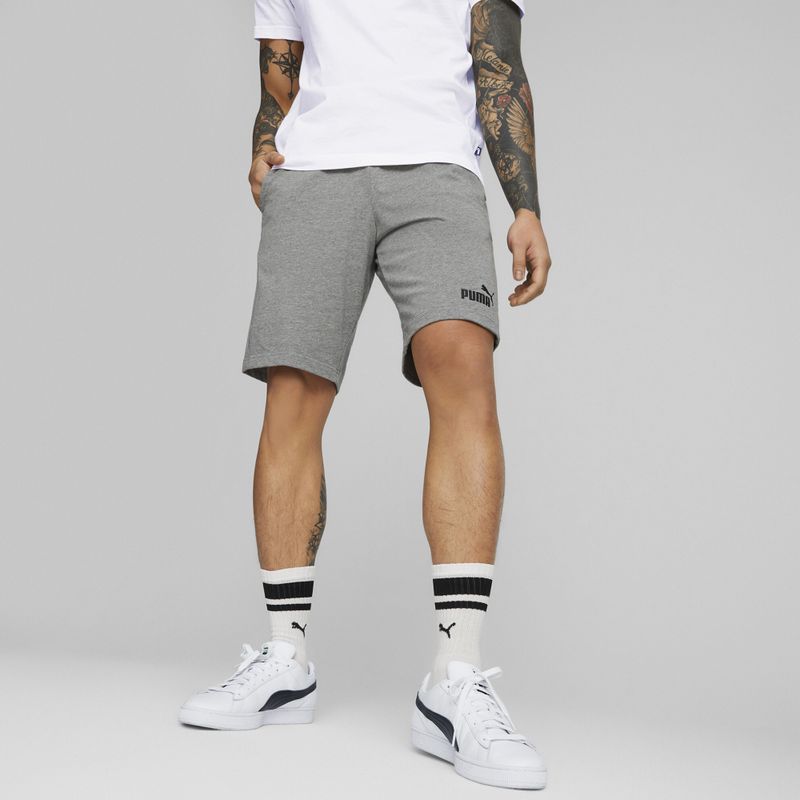 Vyriški šortai PUMA Ess Jersey medium gray heather 3