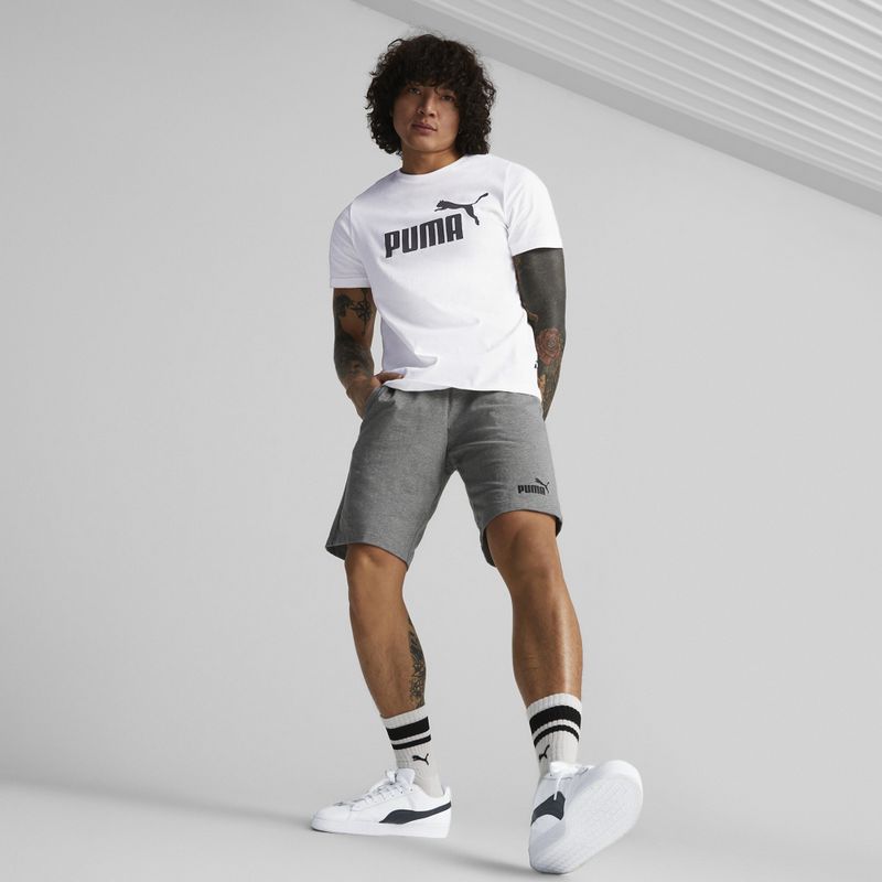Vyriški šortai PUMA Ess Jersey medium gray heather 4