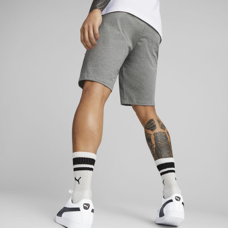 Vyriški šortai PUMA Ess Jersey medium gray heather 5