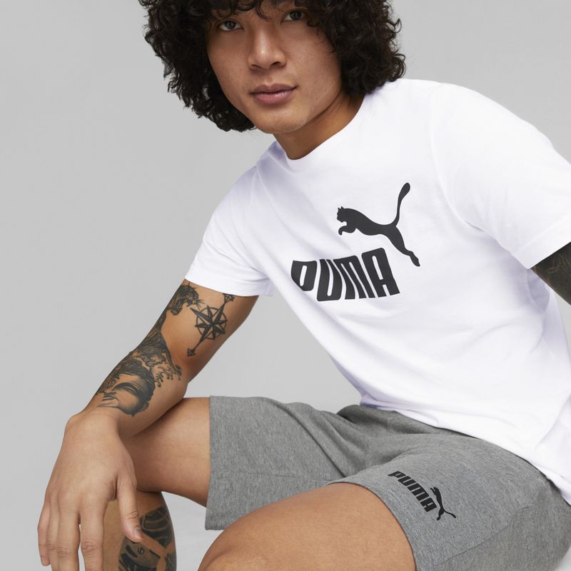 Vyriški šortai PUMA Ess Jersey medium gray heather 6
