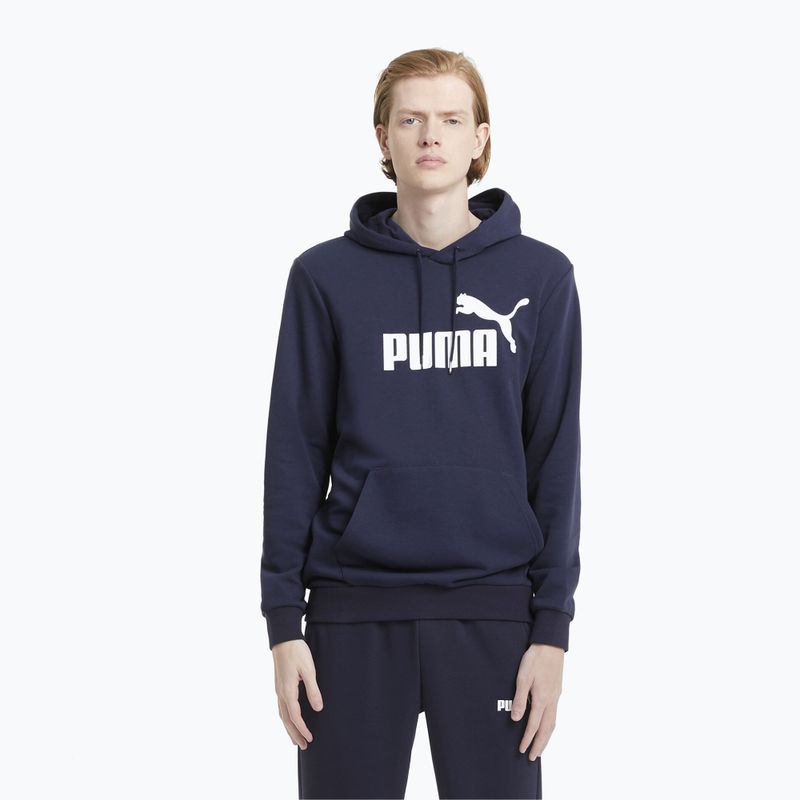 Vyriškas džemperis PUMA Essentials Big Logo Hoodie TR peacoat