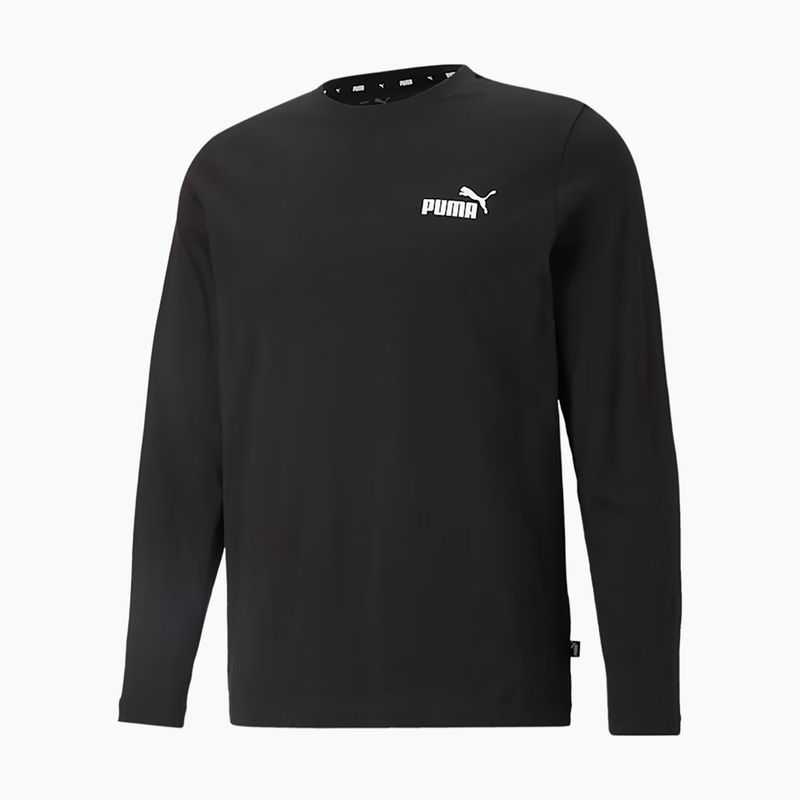 Vyriški marškinėliai ilgomis rankovėmis PUMA Essentials Small Logo Tee puma black