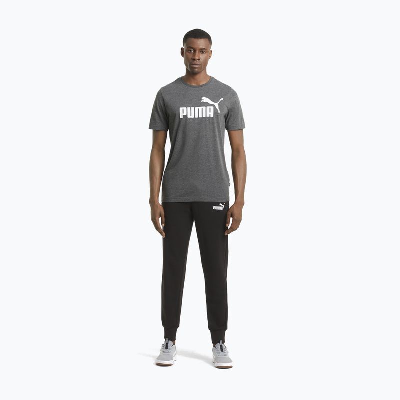 Vyriški marškinėliai PUMA Essentials Heather Tee puma black 2