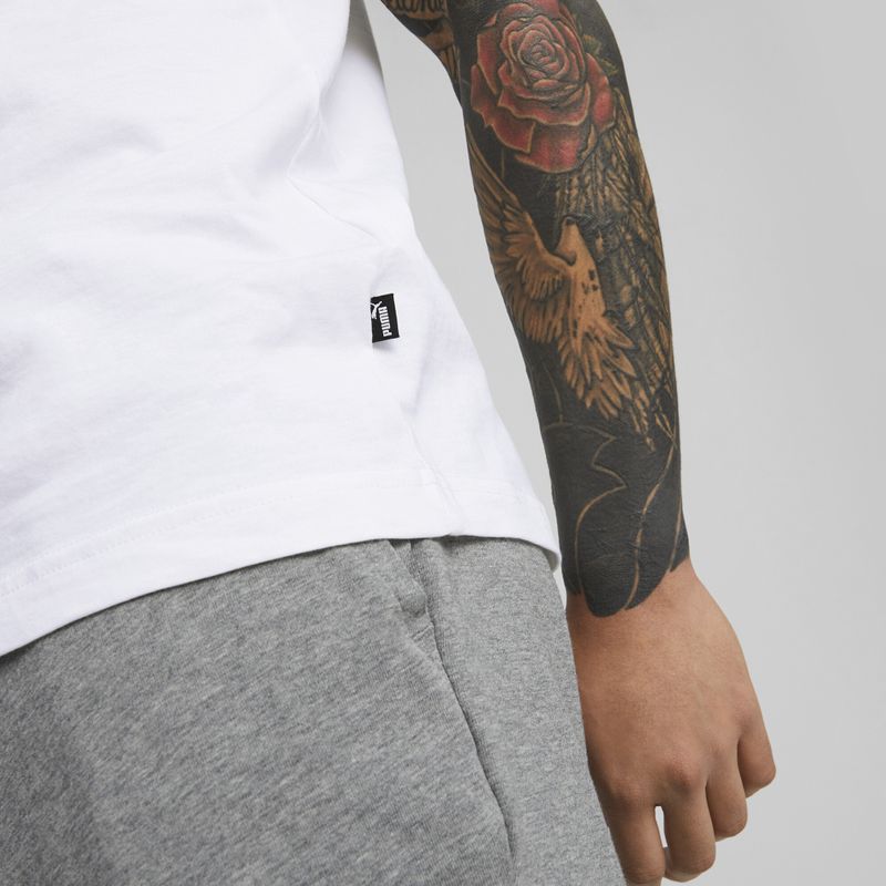 Vyriški marškinėliai PUMA Ess Logo Tee puma white 7