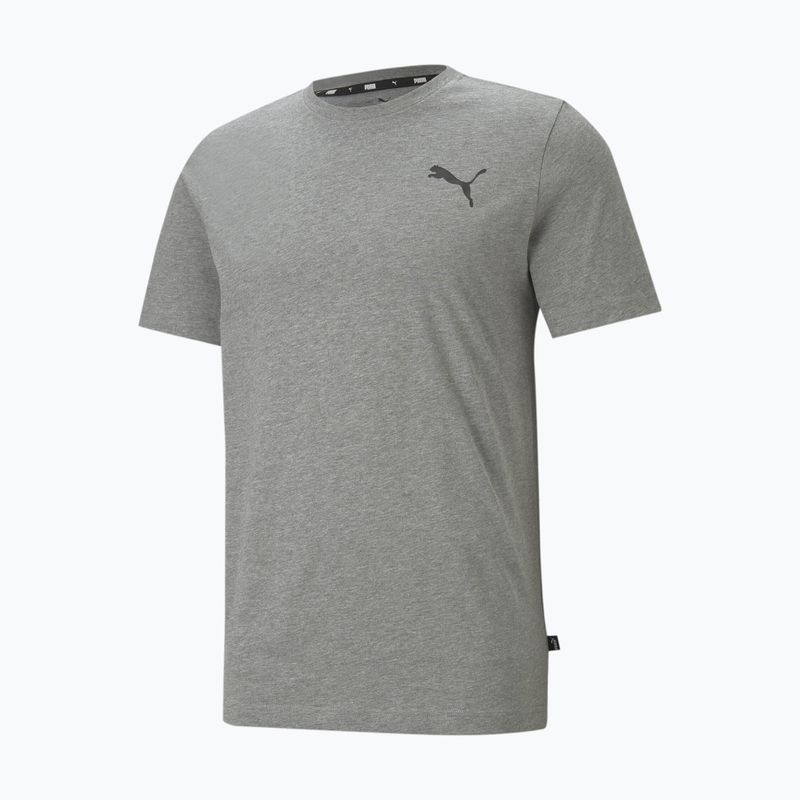 Vyriški marškinėliai PUMA Ess Small Logo Tee medium gray heather/medium gray heather/cat 4