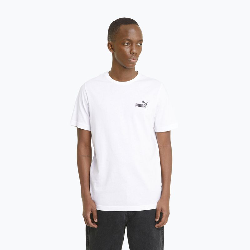 Vyriški marškinėliai PUMA Ess Small Logo Tee puma white