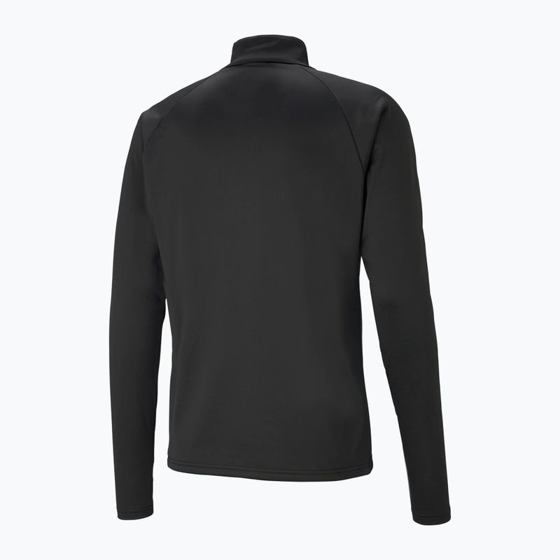 PUMA Teamliga 1/4 Zip Top futbolo marškinėliai juodi 657236 03 8